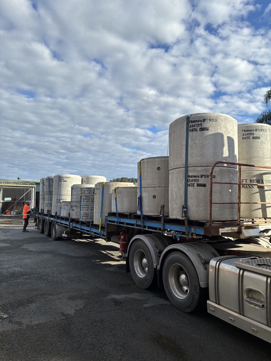 Foley Logistics on-site delivery