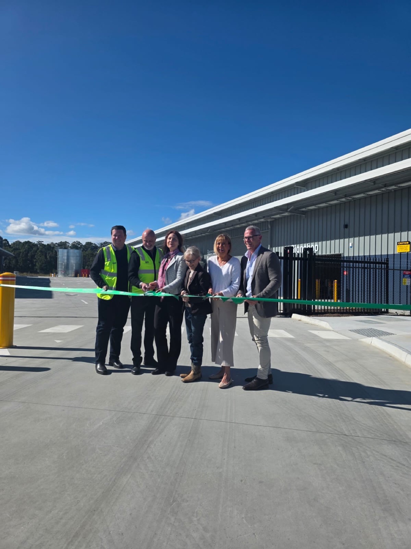 Representatives at the newly constructed Tweed Shire Council facility